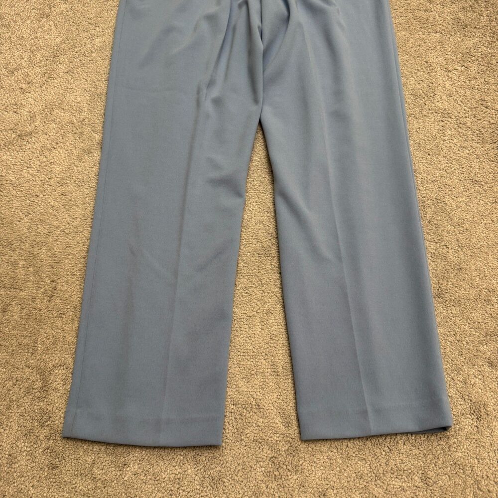 Calvin Klein Slim Leg Ankle Length Trouser Dress Pants Womens 14 Blue Infinite - Picture 4 of 16
